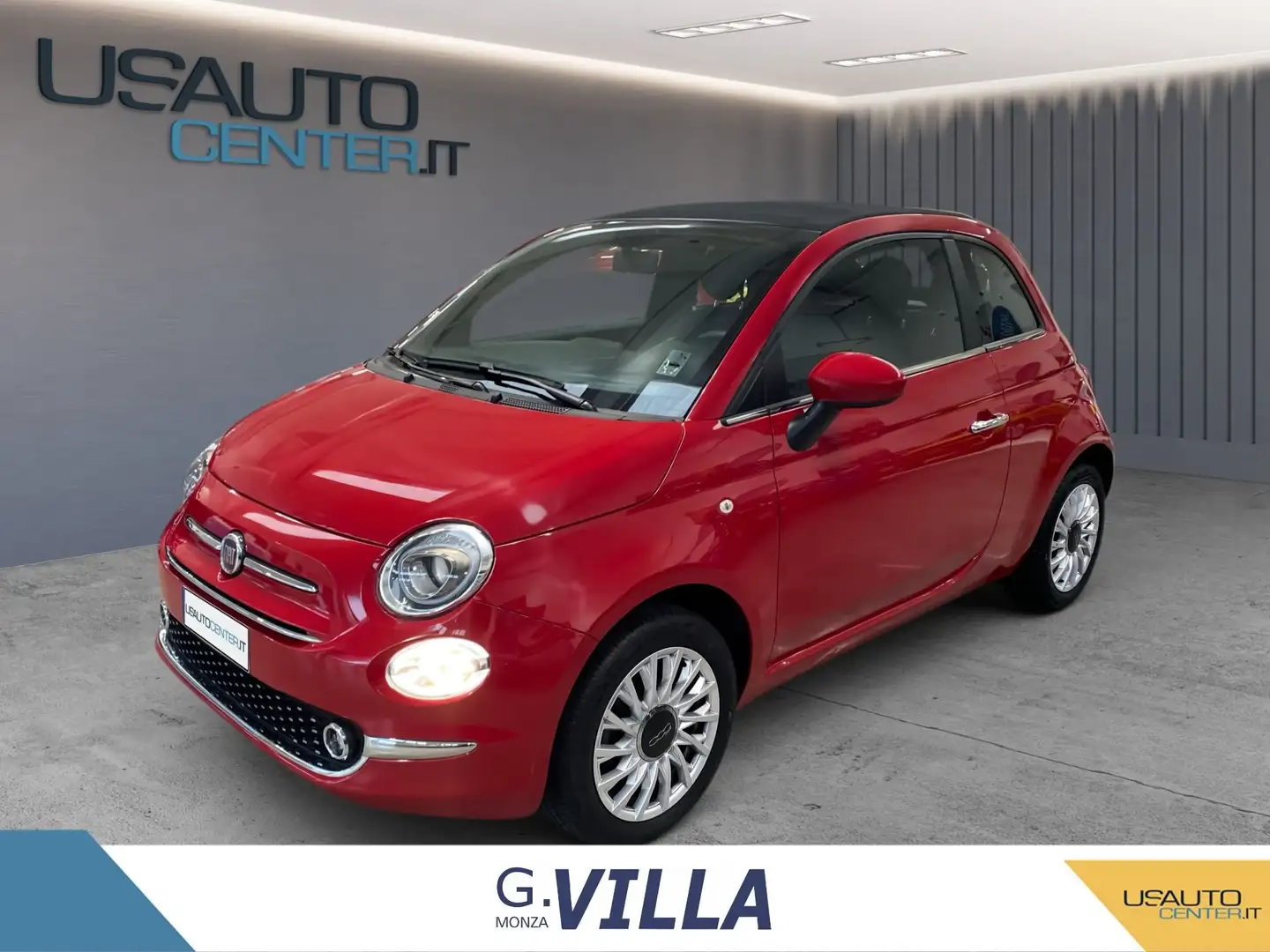 Fiat 500C 1.0 hybrid 70cv Dolcevita Rosso - 1