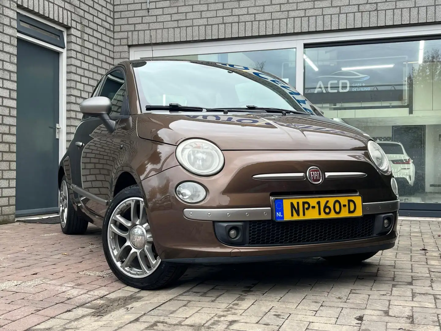 Fiat 500 1.2 Speciale uitvoering Bruin - 2