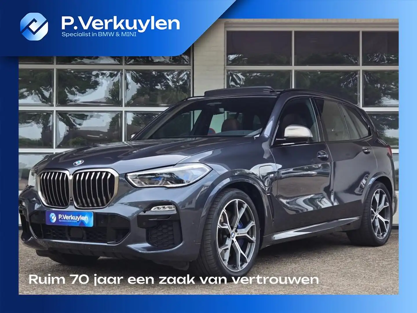 BMW X5 XDRIVE45E M SPORT I LASER I PANORAMA I DRIVING PRO Grijs - 1