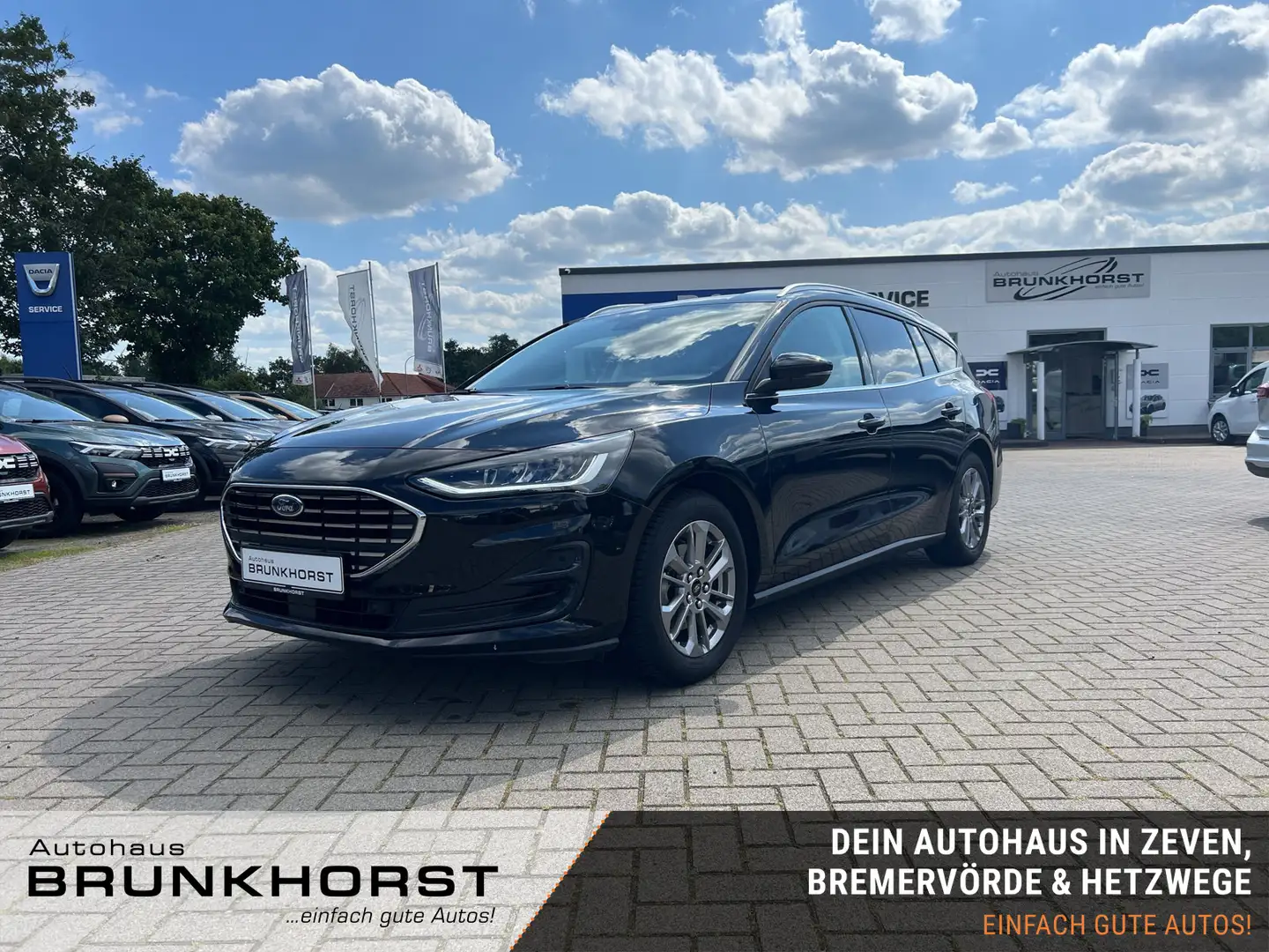 Ford Focus 1.0 EcoBoost Titanium X+Winterpaket+LED+RFK Schwarz - 1
