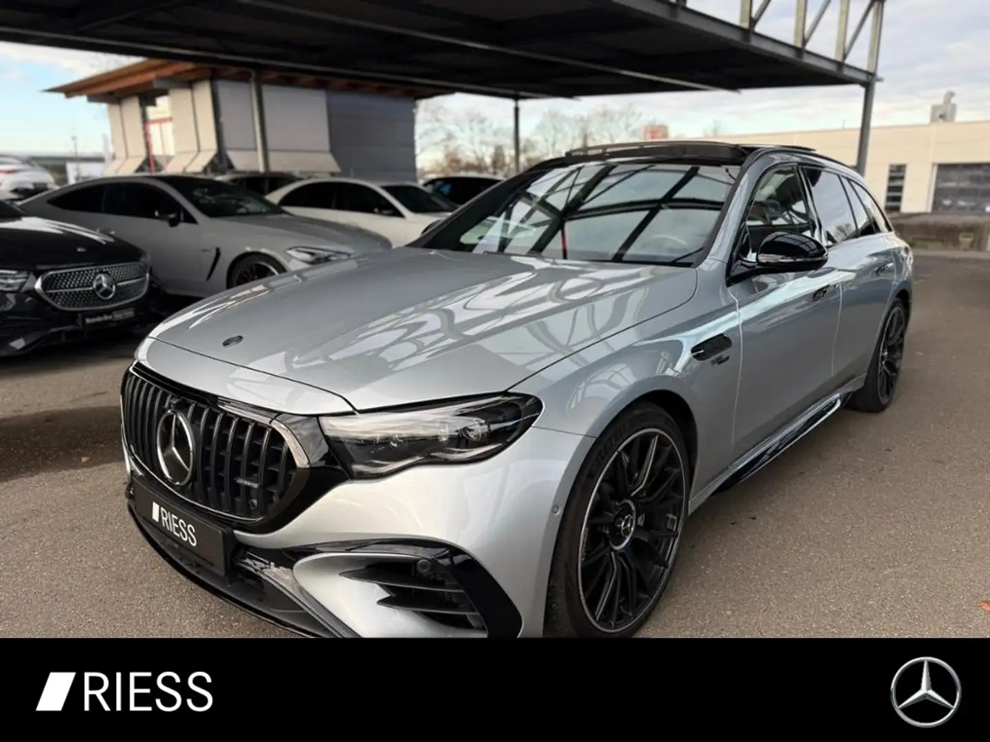 Mercedes-Benz E 53 AMG Hybrid 4M Night Dist AHK Pano HUD Super Silber - 1