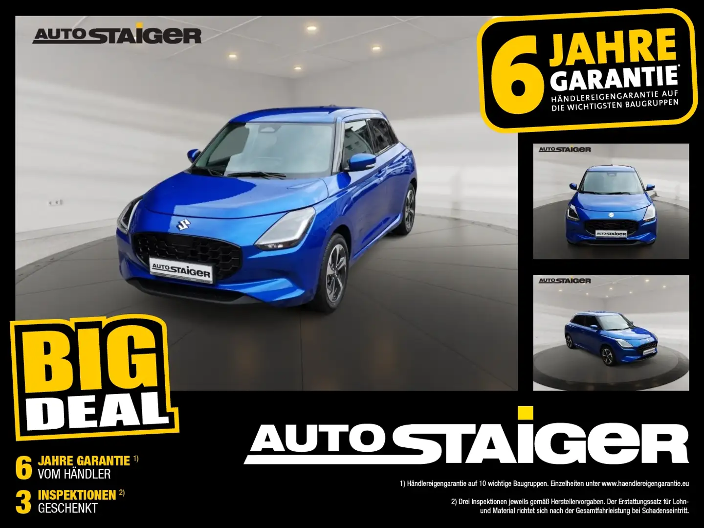 Suzuki Swift 1.2 Comfort Hybrid Allrad Rückfahr. Navi Grijs - 1