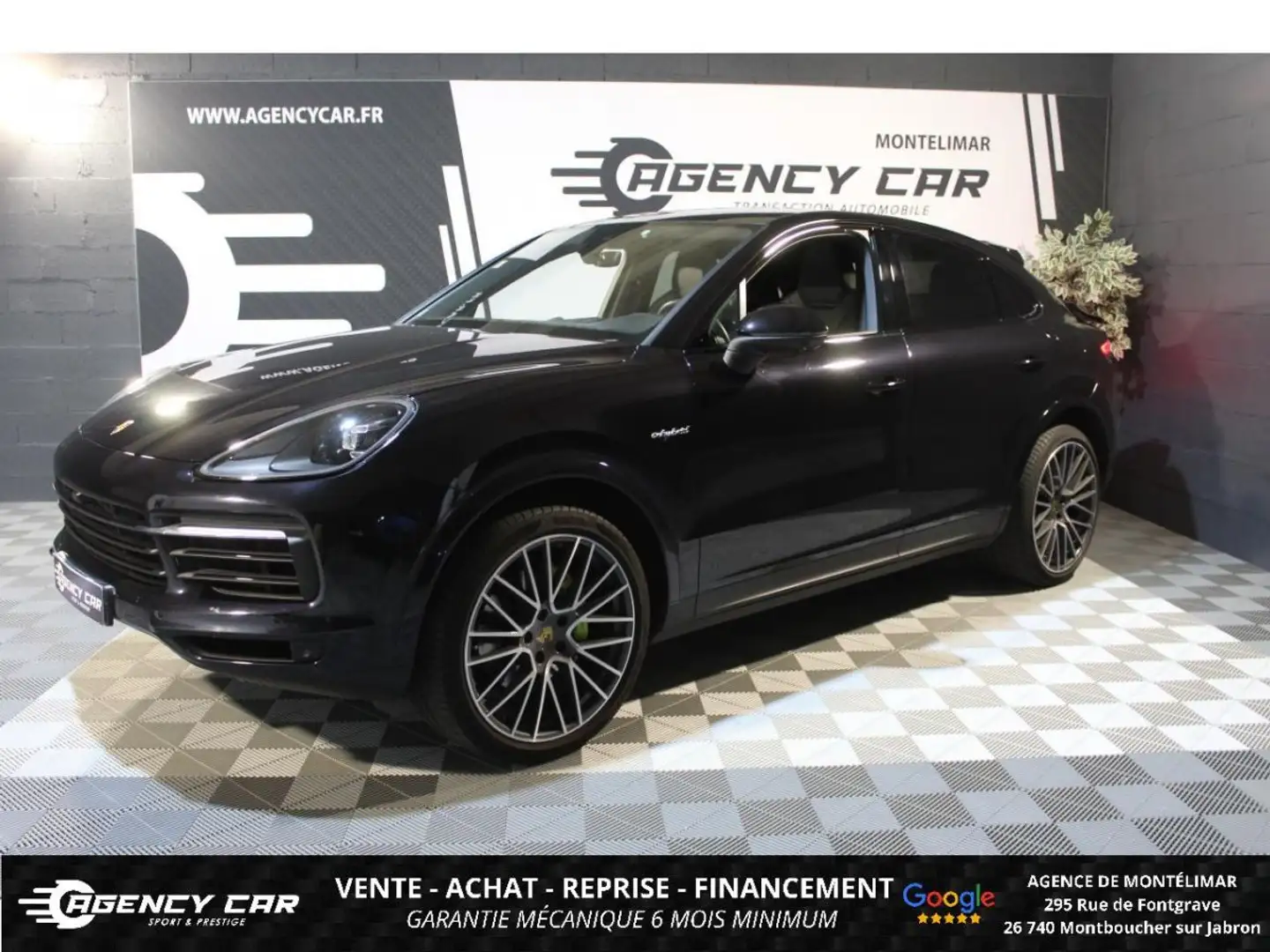 Porsche Cayenne Coupé 3.0i V6 462ch Tiptronic S E-Hybrid Schwarz - 1