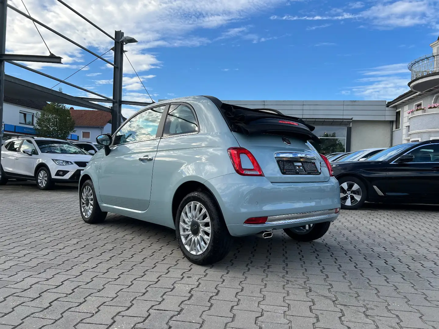 Fiat 500C Cabrio 1.0 Dolcevita *Navi DAB Klima Alu* Grün - 2