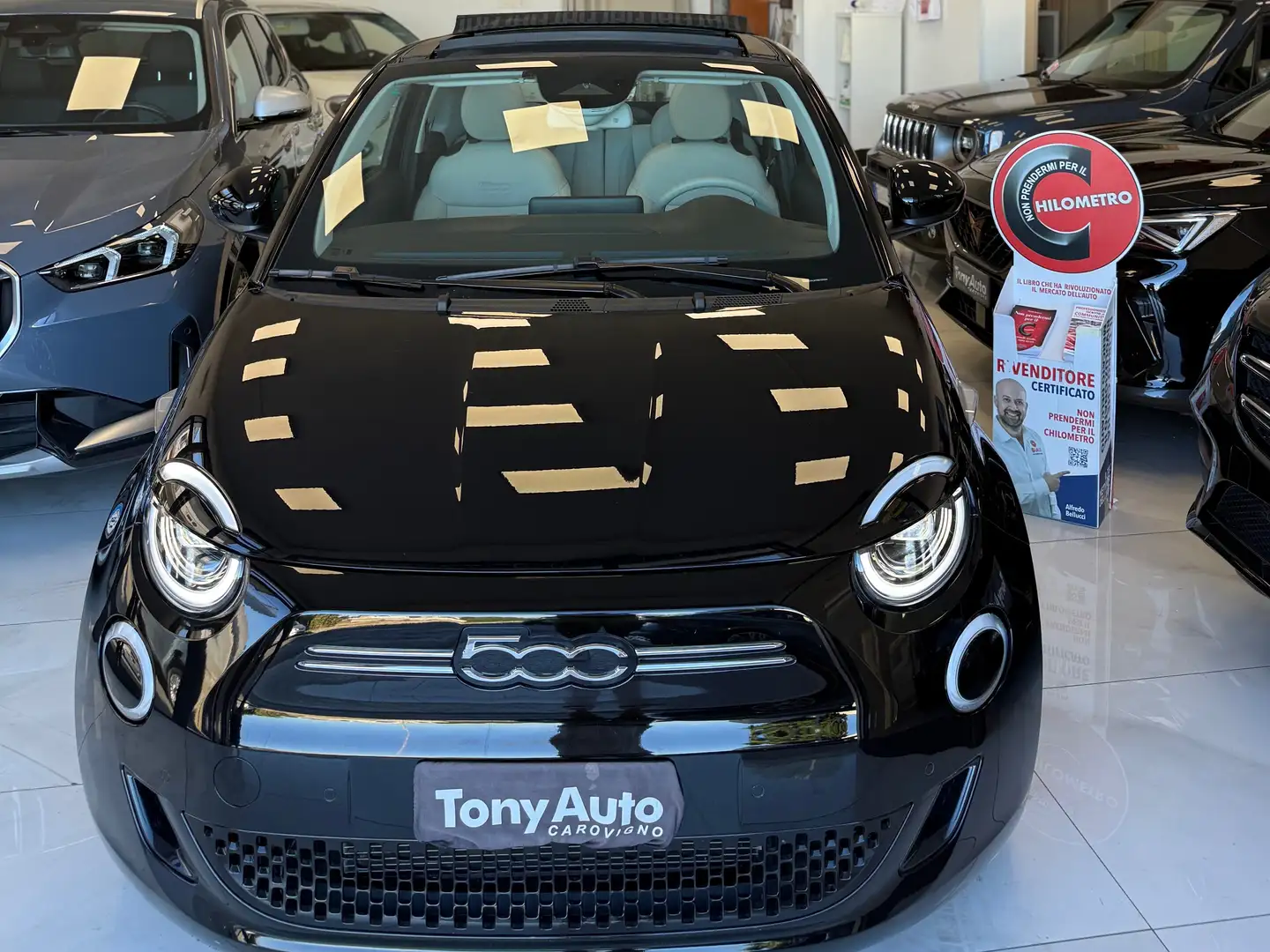 Fiat 500e Cabrio 42 kWh La Prima EDIZIONE LIMITATA Noir - 1