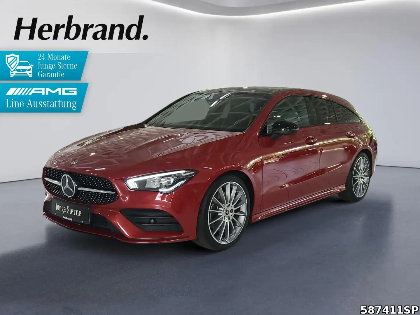 Mercedes-Benz CLA 200 AMG AMG NIGHT PANORAMA KAMER Rot - 1