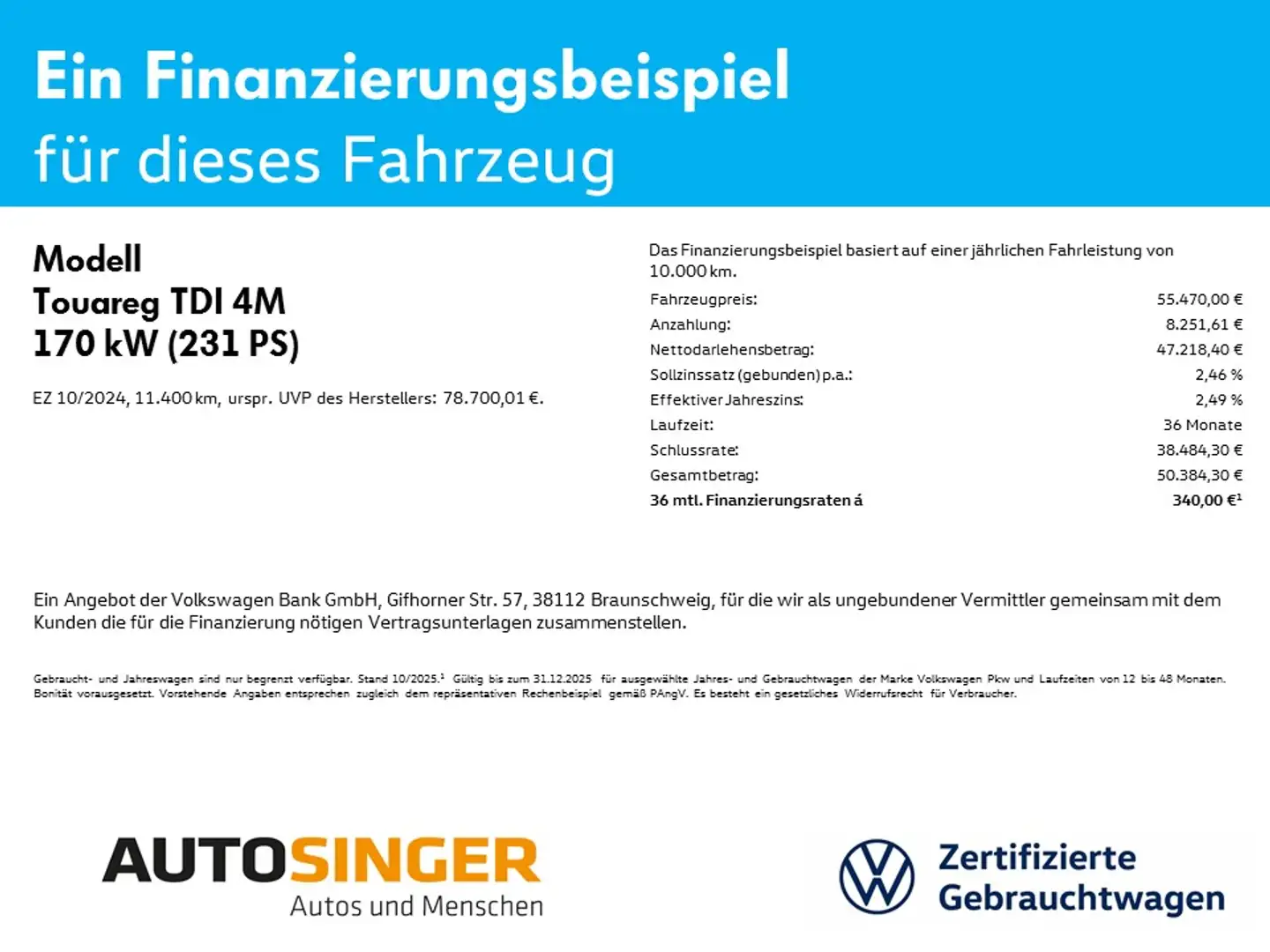 Volkswagen Touareg TDI 4M *LEDER*LUFTF*R-CAM*AHK*ACC*4Z-Klima* Weiß - 2