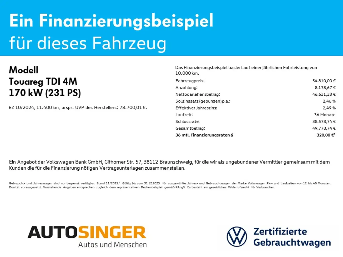 Volkswagen Touareg TDI 4M *LEDER*LUFTF*R-CAM*AHK*ACC*4Z-Klima* Blanco - 2