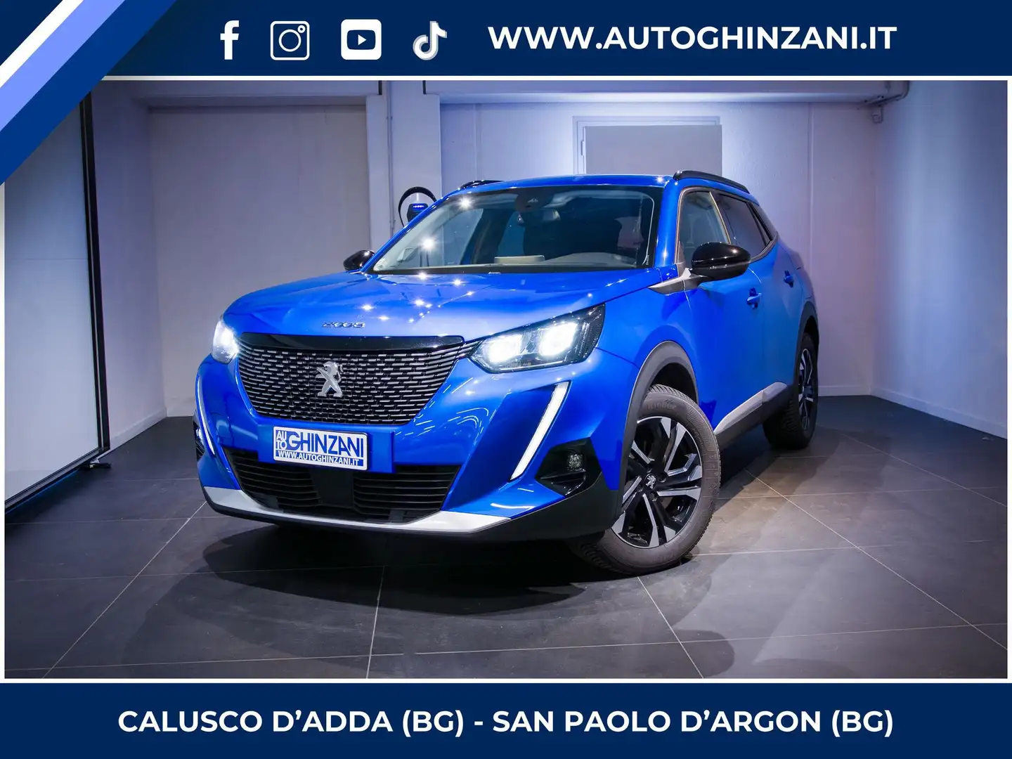 Peugeot 2008 PureTech 100 S&S Allure Blu/Azzurro - 1