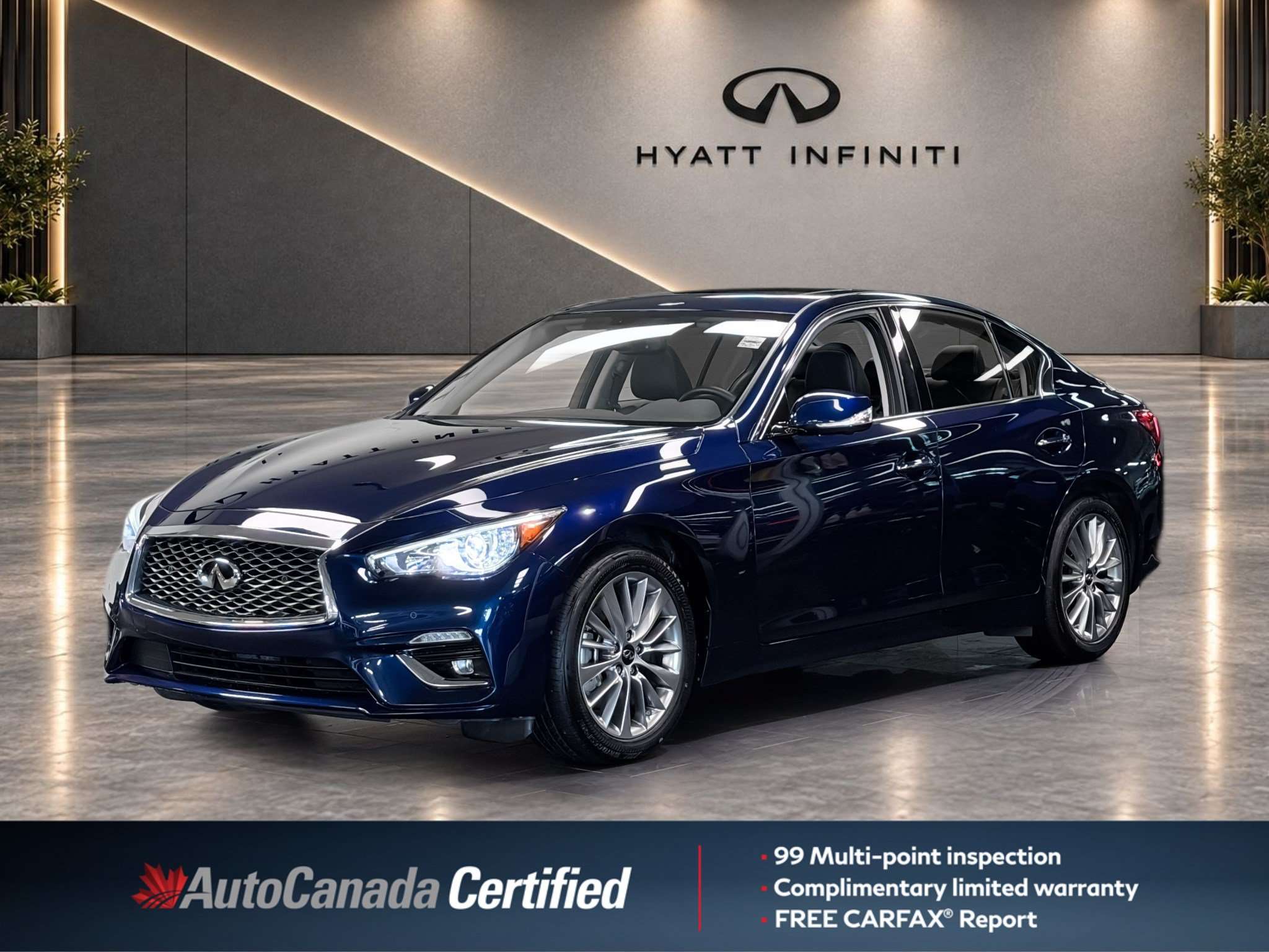 2024 Infiniti Q50 LUXE |Low kms |Bose Audio |Remote Start |360 cam