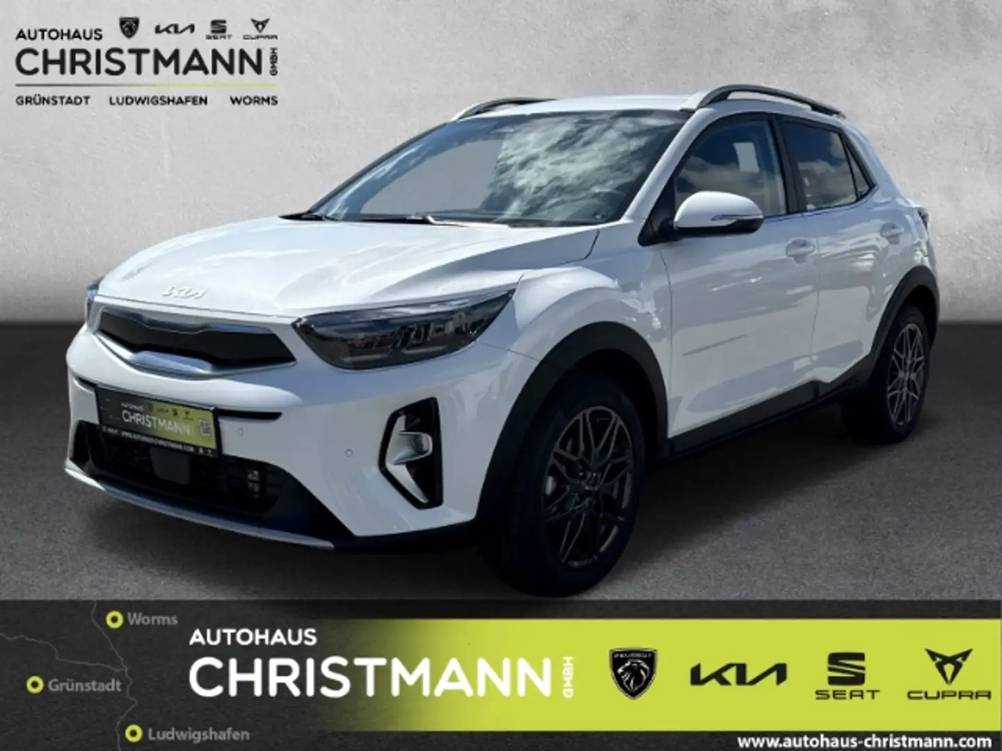 Kia Stonic 1.0T-GDI 48V DCT NIGHTLINE *NAVIGATIONSSYSTEM*RÜCK Wit - 1