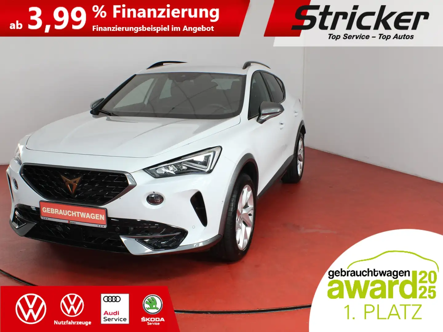 CUPRA Formentor 1.5TSI DSG 279,-ohne Anzahlung Navi ACC Kamera Weiß - 1