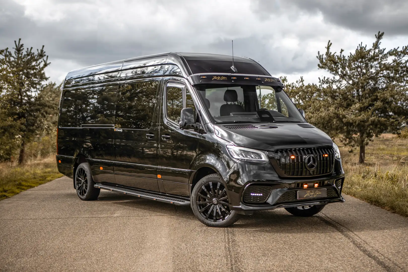 Mercedes-Benz Sprinter 319 CDI Lang HA 9G-TRONIC PRO Noir - 2