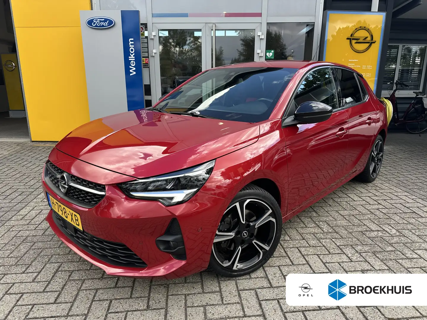 Opel Corsa 1.2 100PK GS Line Premium | AUTOMAAT| TREKHAAK AFN Rood - 1
