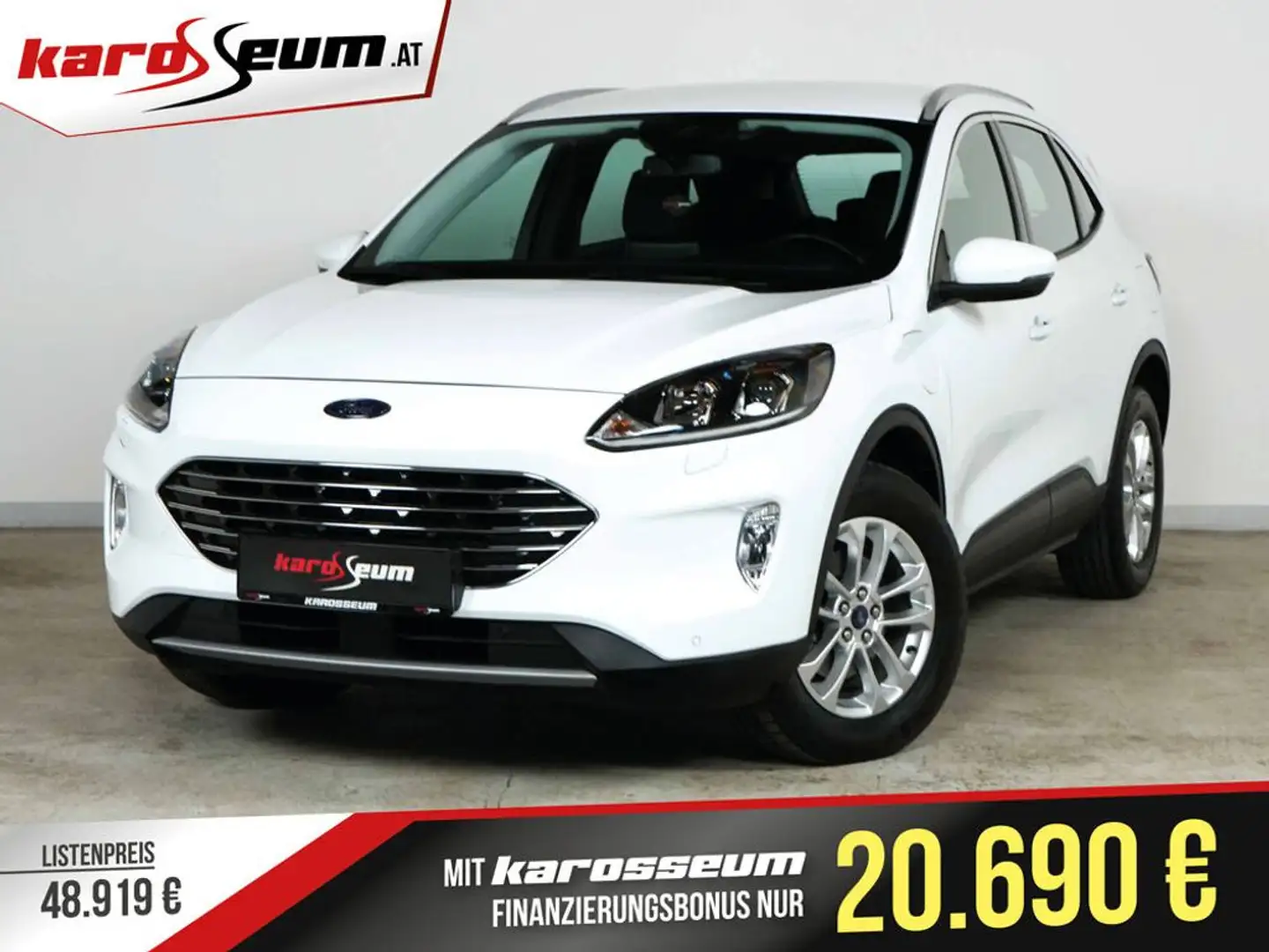 Ford Kuga Titanium *WINTER-PAKET*FRONTS.HZ*LED*KEYLESS-FREE* Weiß - 1