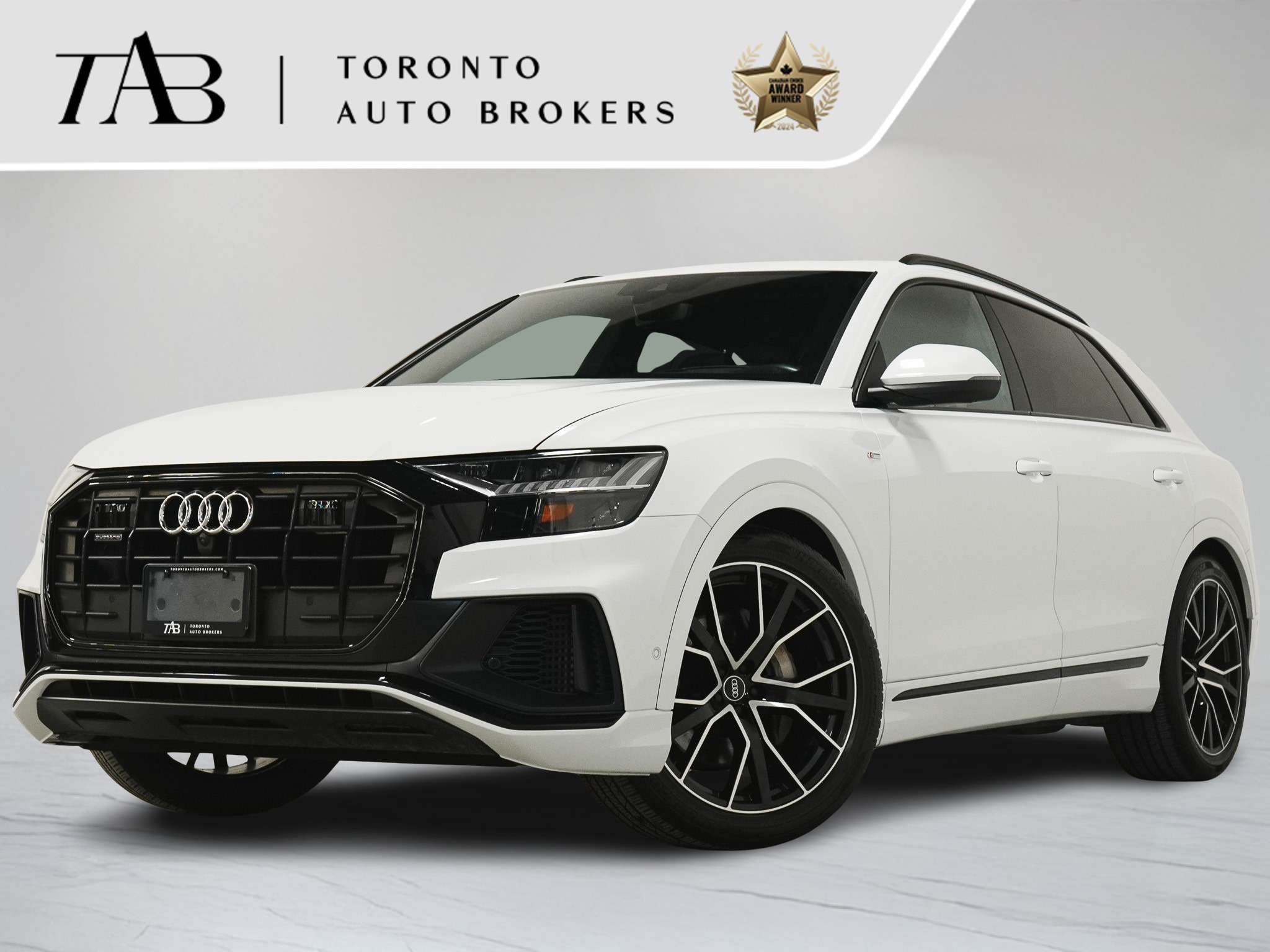 used 2021 Audi Q8 car, priced at $46,900
