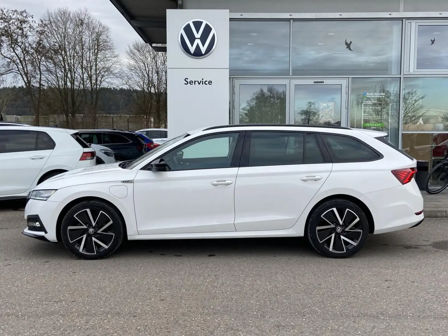 Skoda Octavia Combi iV 1.4 TSI DSG Sportline LED+HEAD- Weiß - 2