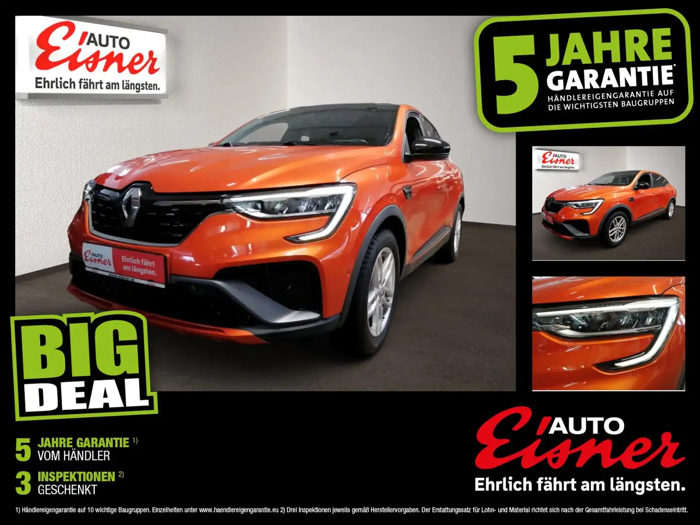 Renault Arkana TCE 160 EDC LINE AUT 360 AUT DynLicht LED Orange - 1