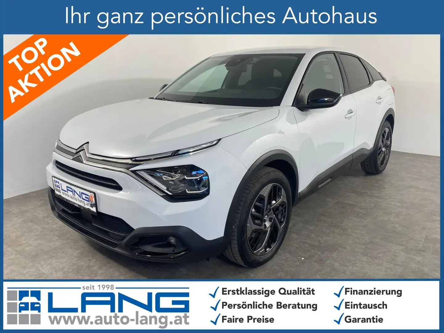Citroen C4 1.2 PureTech 130 Plus LED*NAVI*RFK 96 kW (131 P... Weiß - 1