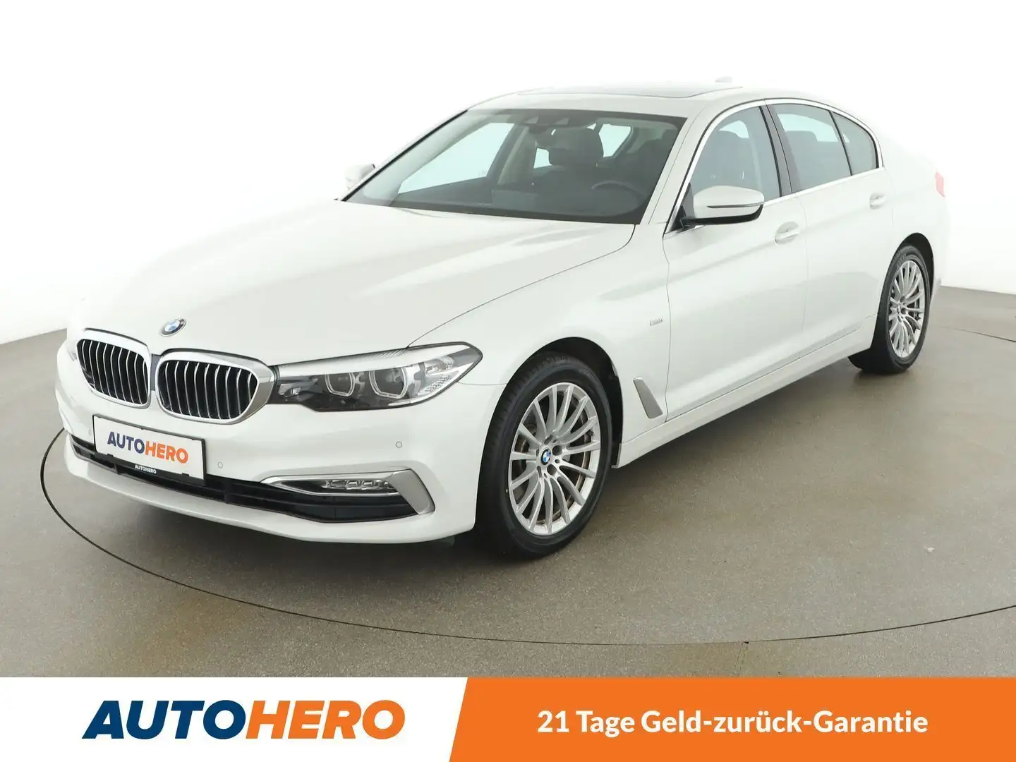 BMW 520 520d xDrive Luxury Line Aut. *LED*HUD*SPUR*TOT* Blanco - 1