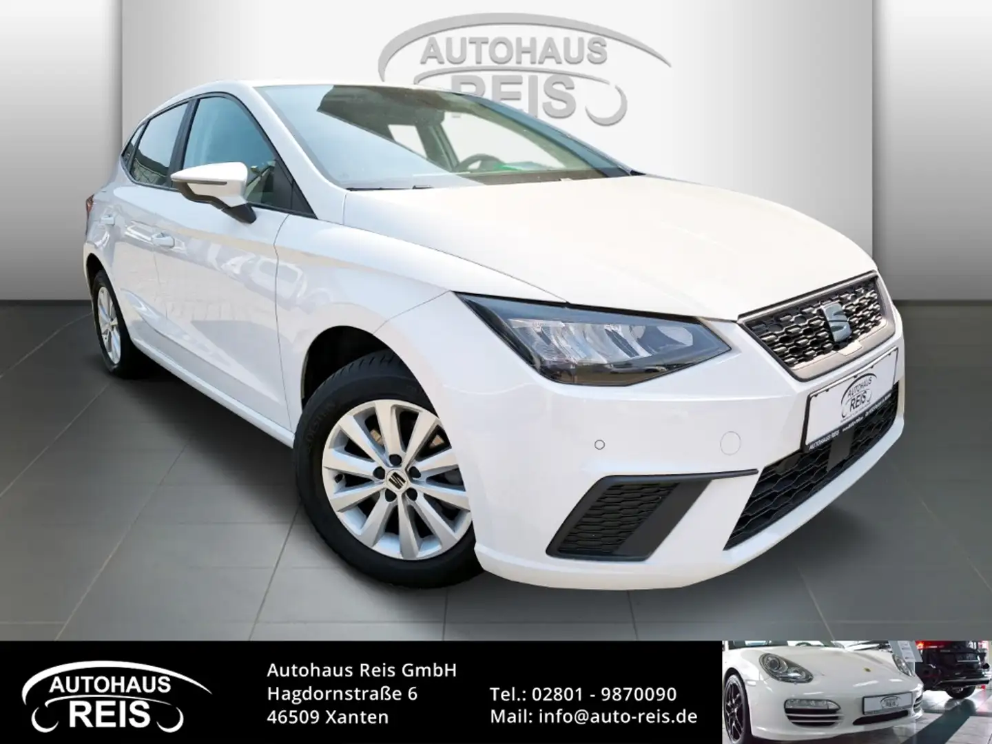 SEAT Ibiza 1.0 TSI Style LED KAMERA APPLE/ANDROID DAB SITZHZG Weiß - 1