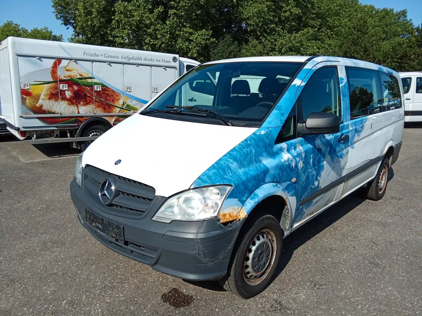 Mercedes-Benz Vito Kombi 4x4 113 CDI lang Blanc - 1