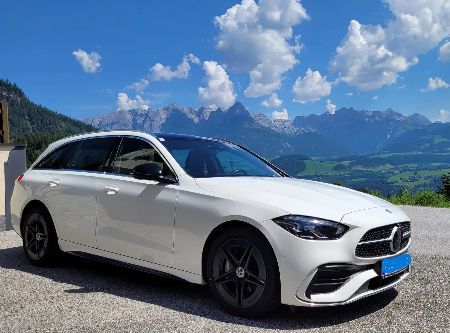 Mercedes-Benz C 300 C 300de T 4Matic AMG+Pano+AHK+360° Weiß - 2