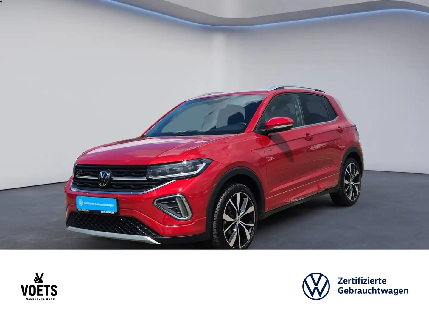 Volkswagen T-Cross 1.5TSI R-LINE DSG AHK+Navi+LED+Sitzhzg. Rot - 1
