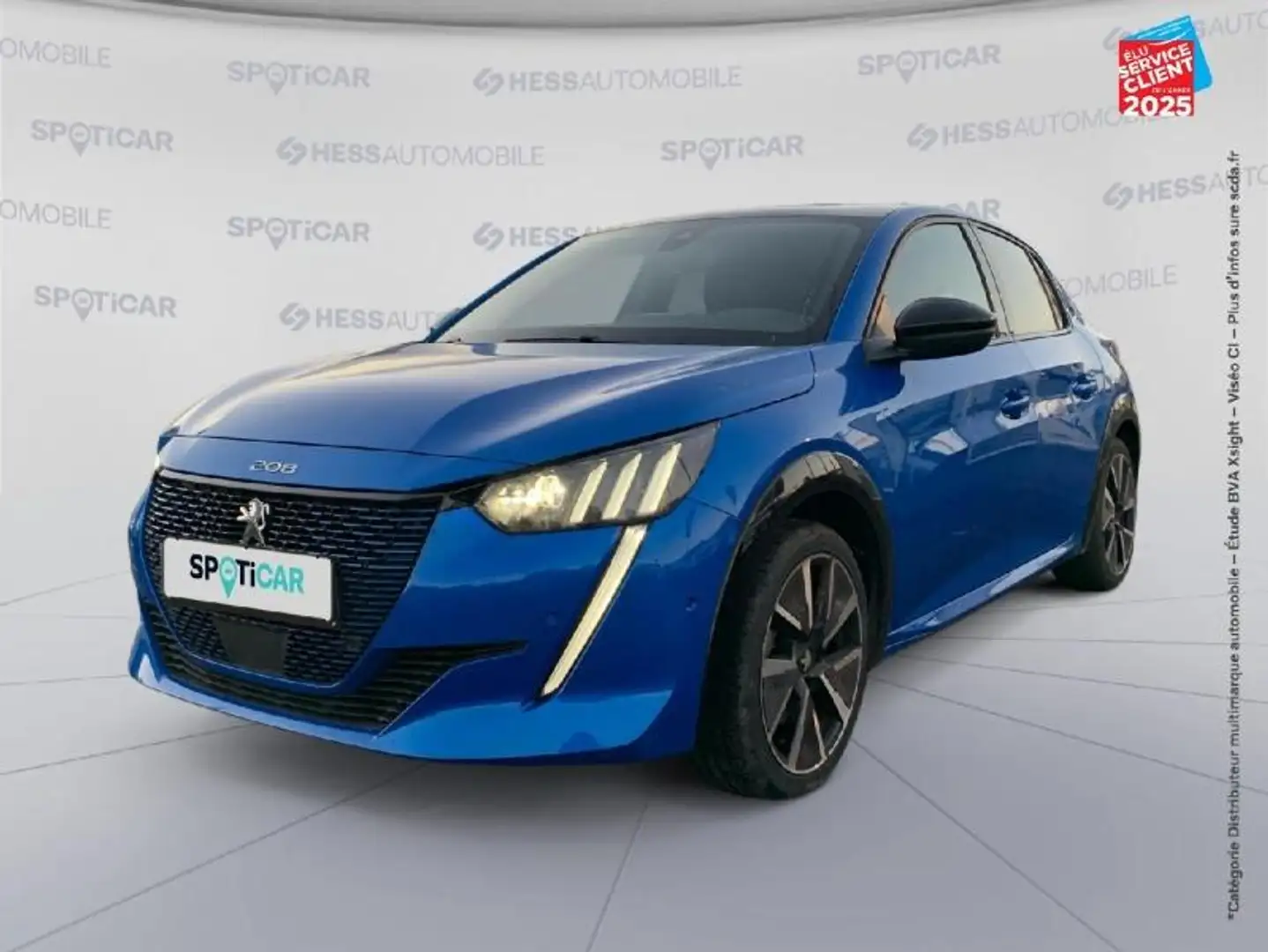 Peugeot e-208 e-208 136ch GT Tpano Camera Carplay Bleu - 1