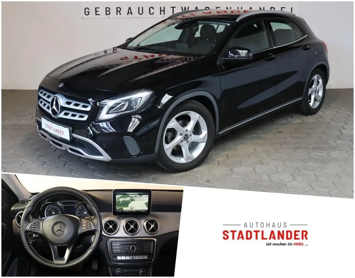 Mercedes-Benz GLA 180 GLA 180 LED*NAVI*KAMERA*AHK Schwarz - 1