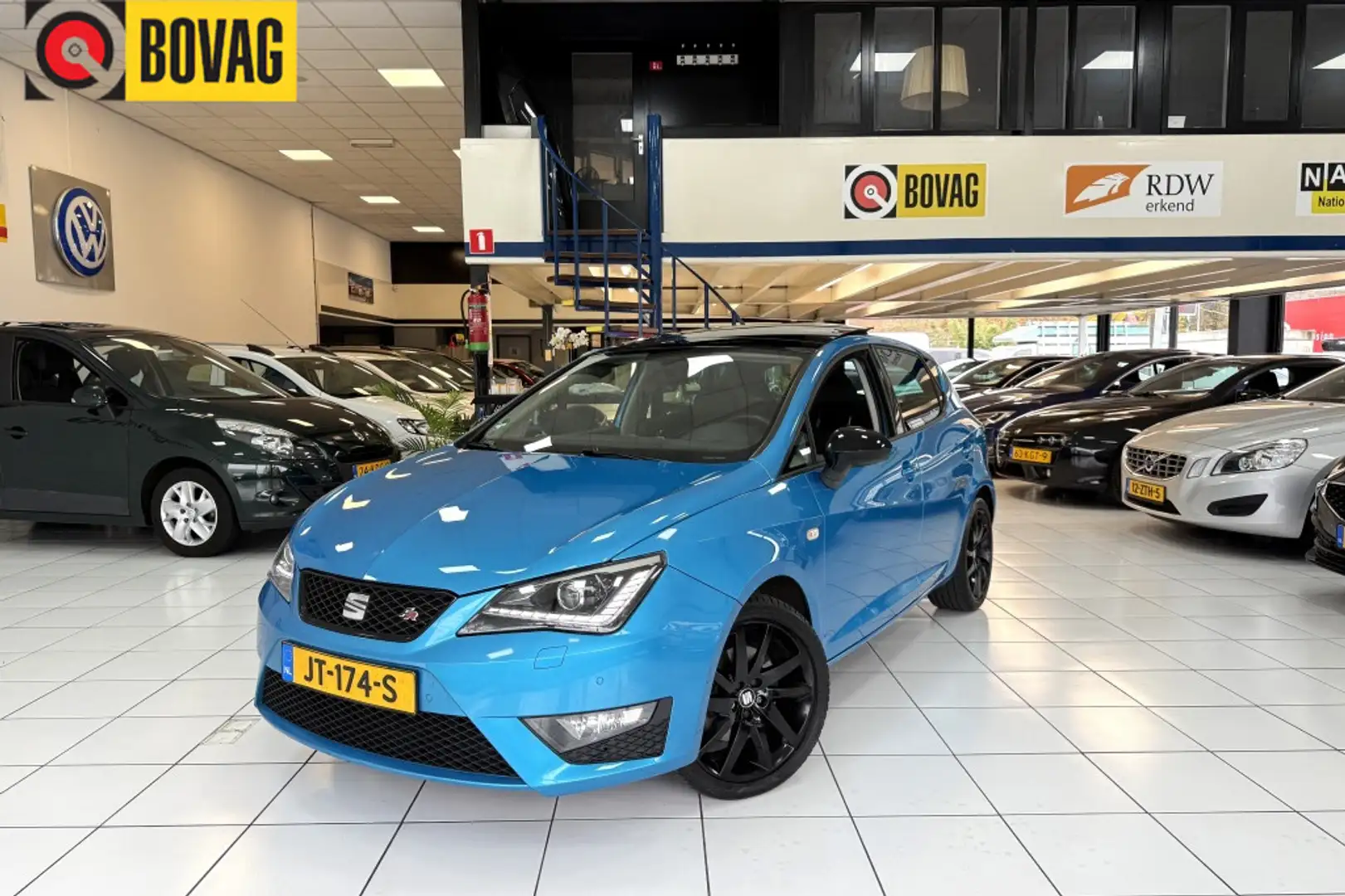 SEAT Ibiza SC 1.4 EcoTSI FR Conn Bovag Garantie Panoramadak Blauw - 1