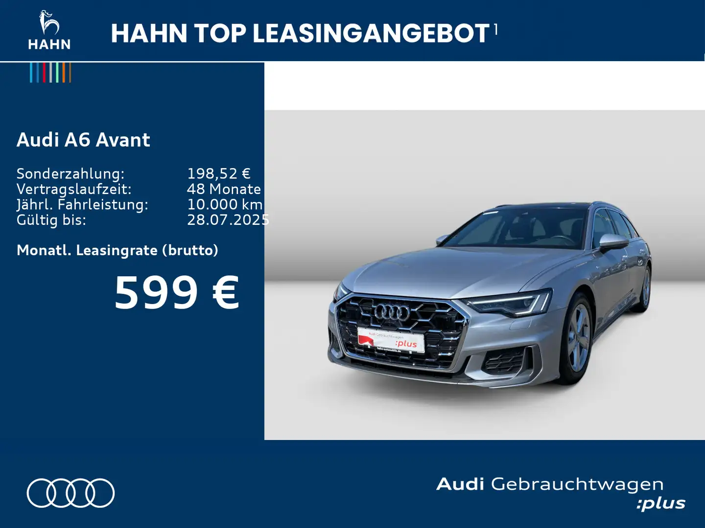 Audi A6 50TDI qua S-Line S-Trc Virtual Matrix P Silber - 2