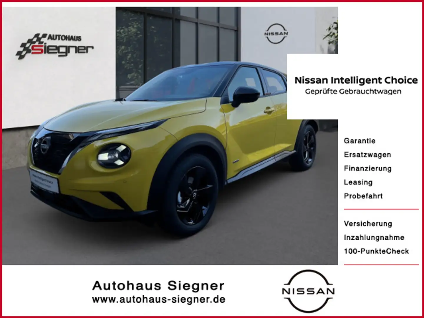 Nissan Juke Hybrid N-Connecta, Technik Paket, ProPilot, Geel - 1