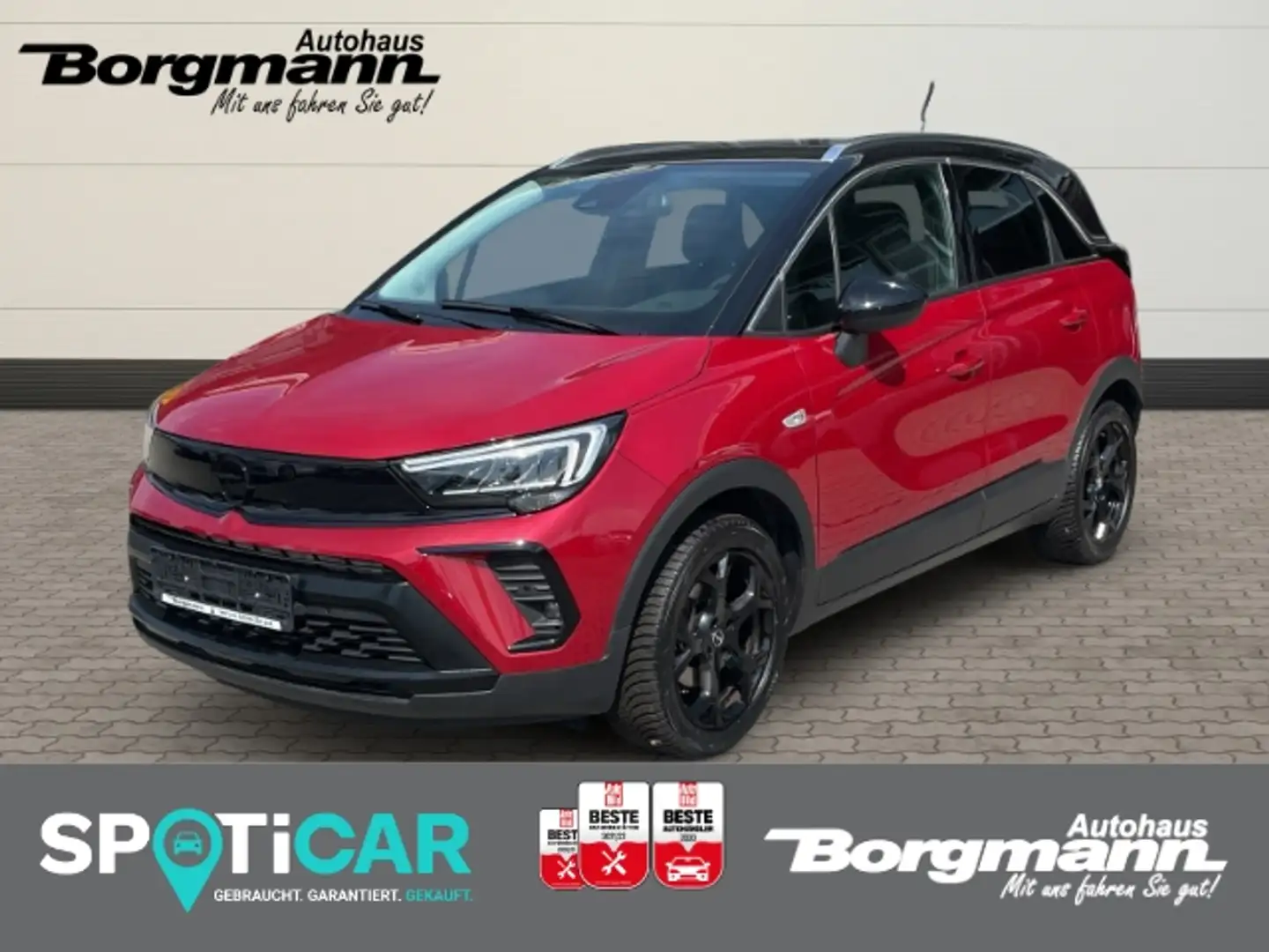 Opel Crossland GS Line - AHK - Panorama Dach -Garantie bis 05/202 Roşu - 1