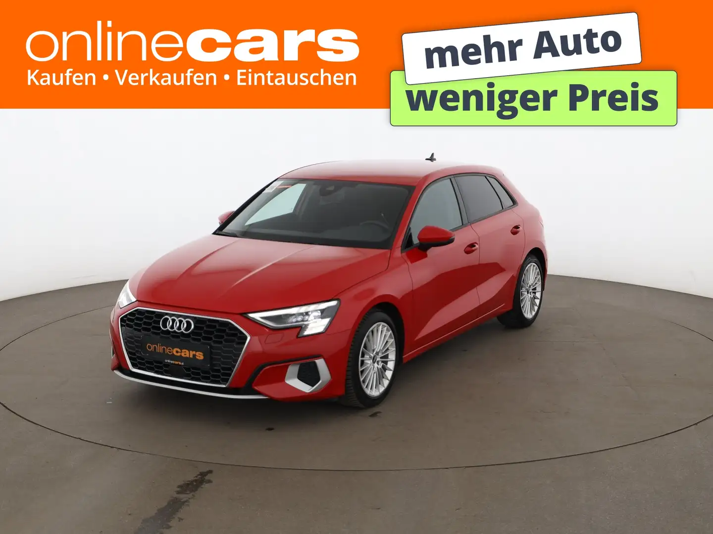 Audi A3 Sportback 35 TFSI advanced MATRIX RADAR NAVI Rot - 1