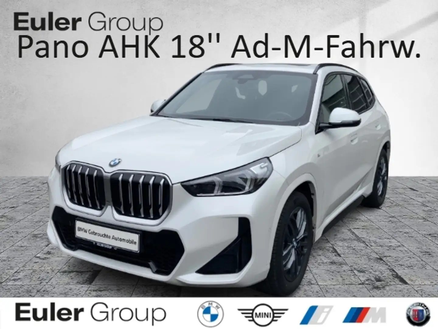 BMW X1 18i M-Sport Pano AHK 18'' Ad-M-Fahrw. H/K AdLED Pa Weiß - 1