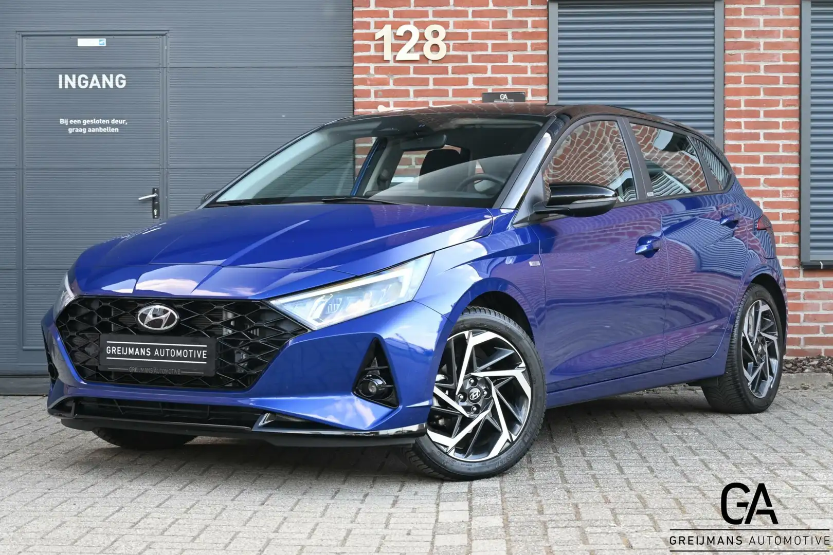 Hyundai i20 1.0 T-GDI |AUTOMAAT|CARPLAY|STUUR+STOELVERWARMING Modrá - 1