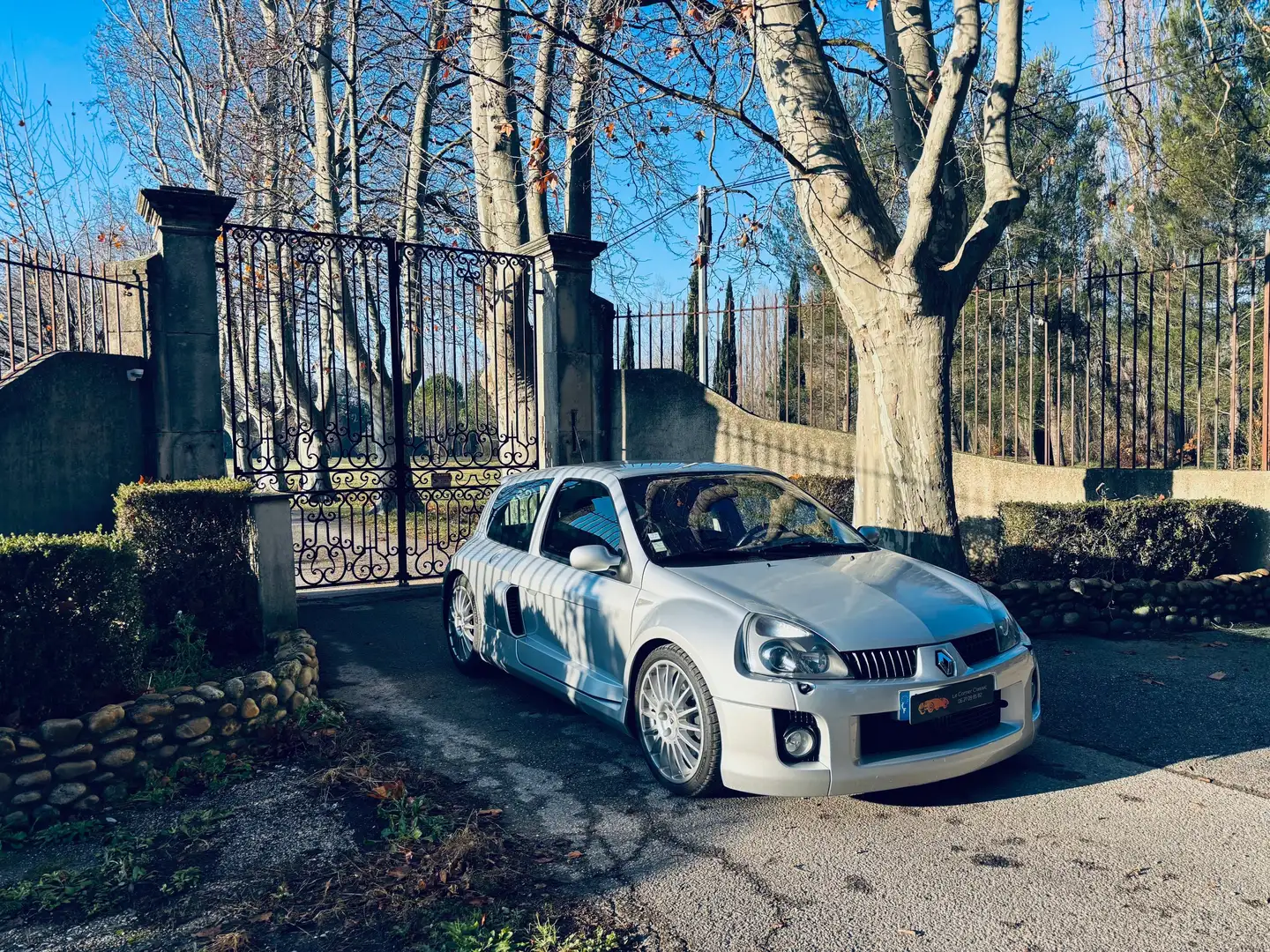 Renault Clio V6 Phase 2 FR Argent - 1
