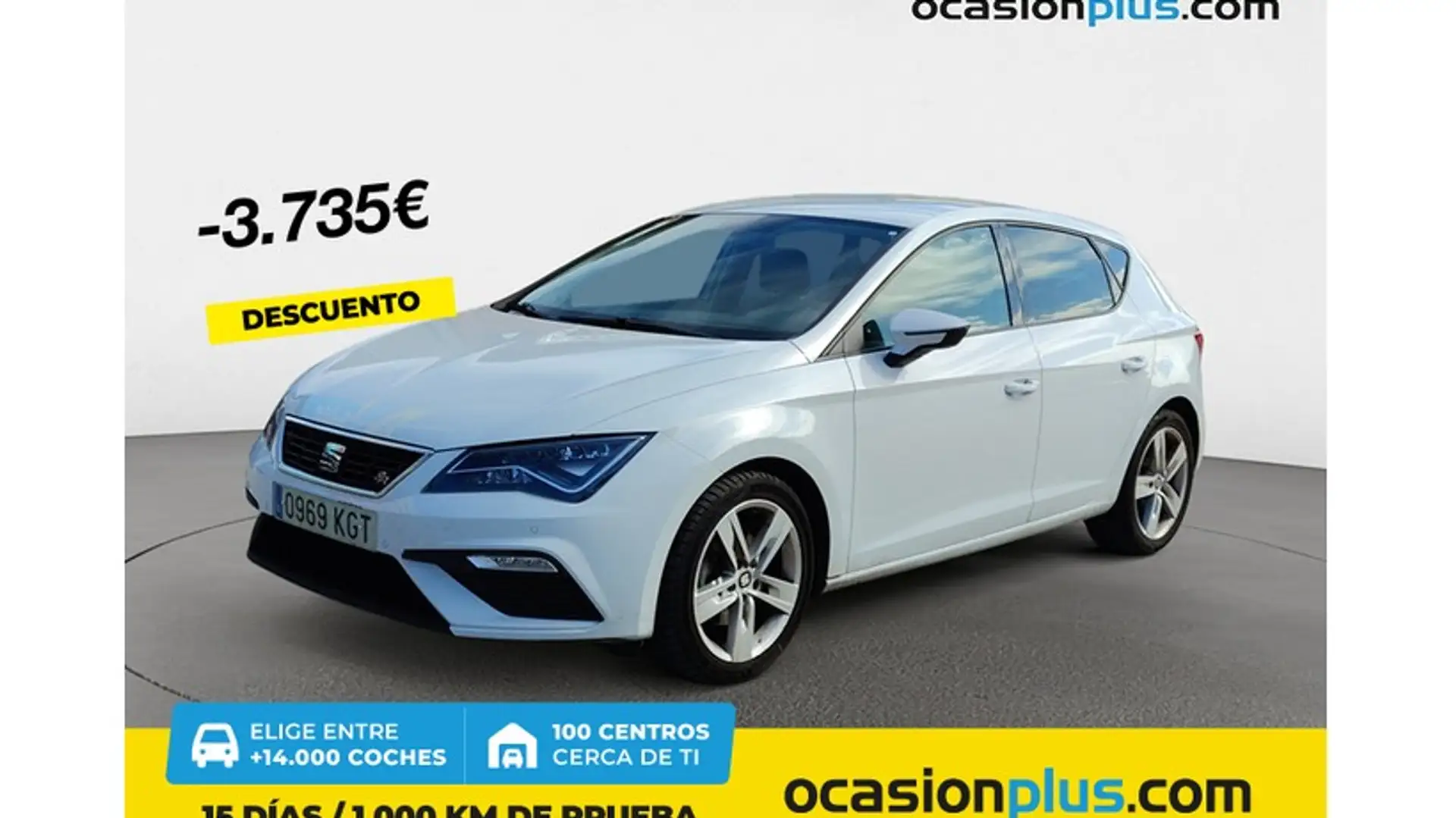 SEAT Leon 1.4 TSI ACT S&S FR DSG 150 Blanc - 1