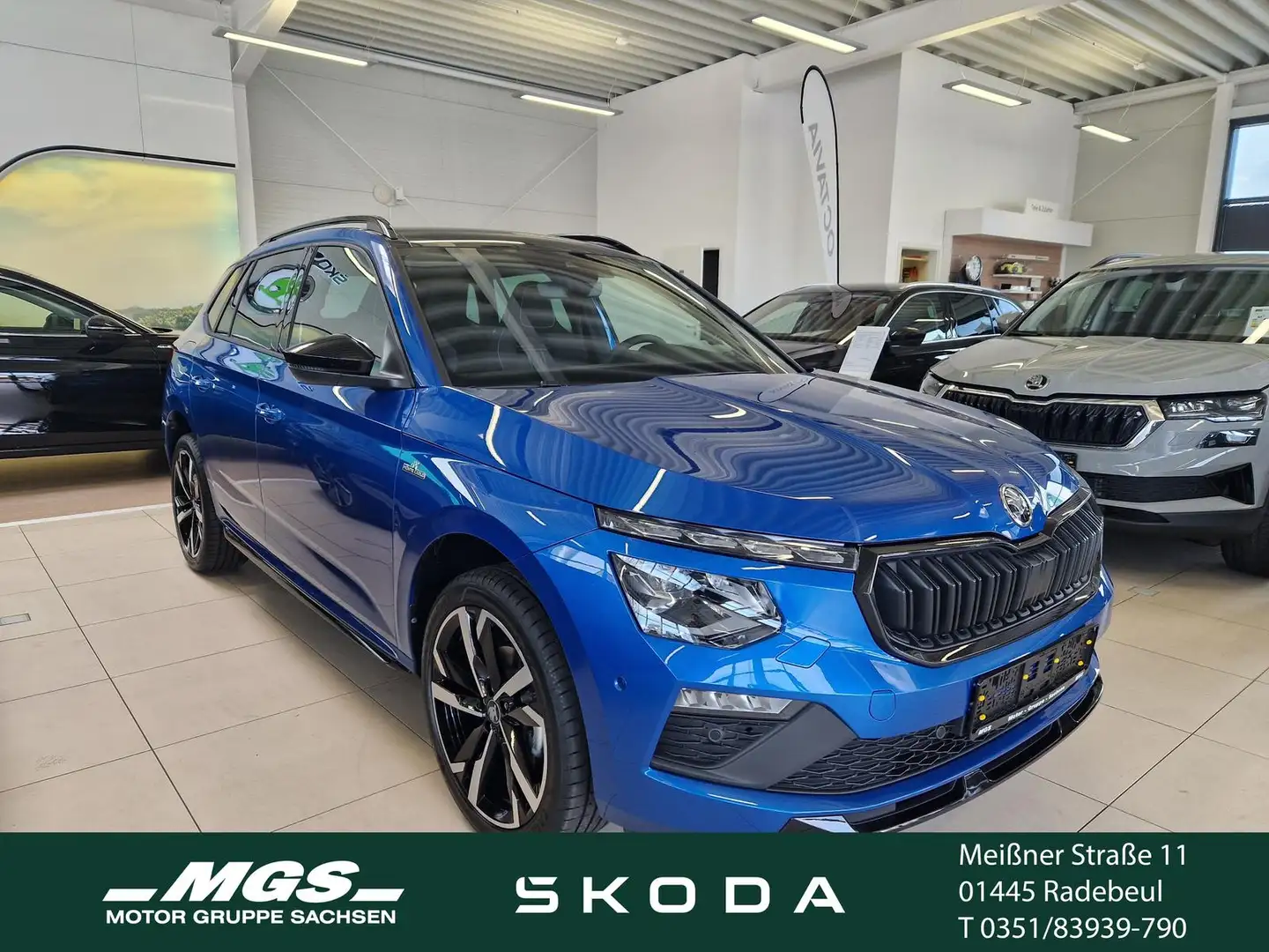 Skoda Kamiq 1.5 16V TSI ACT #ACC #AHK#Panoramadach Blau - 1