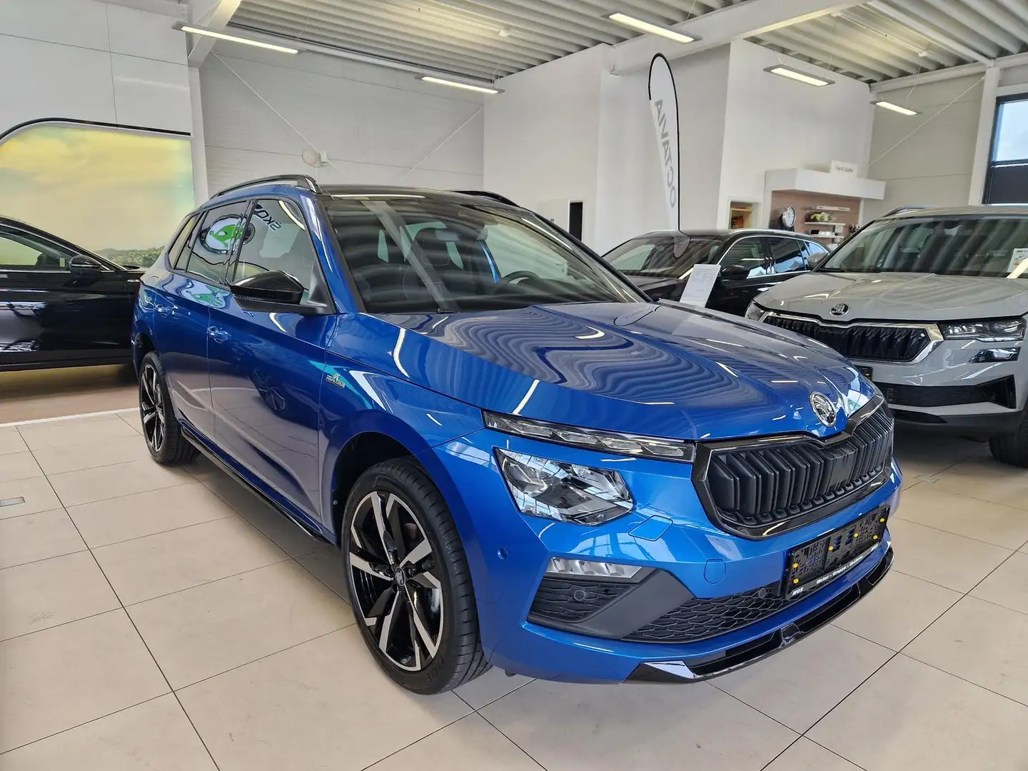 Skoda Kamiq 1.5 16V TSI ACT #ACC #AHK#Panoramadach Blau - 2