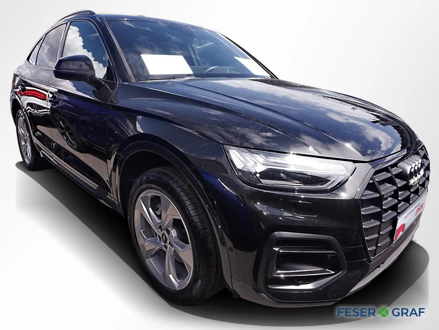 Audi Q5 Sportback 45 TFSI qu advanced AHK Matrix Pano Negru - 2