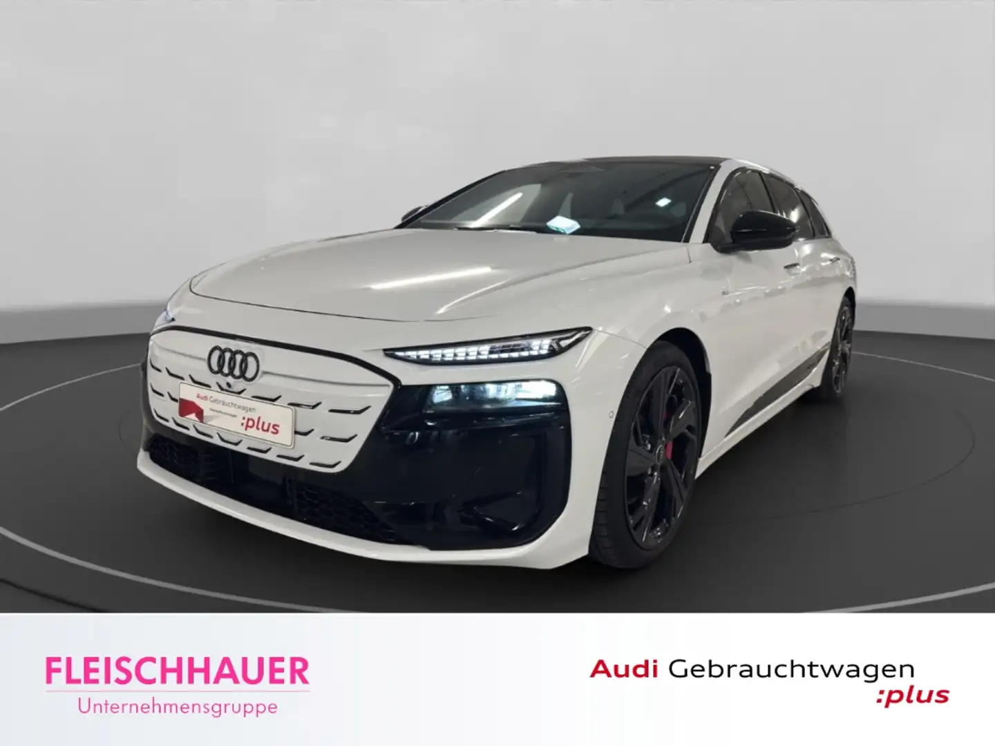 Audi A6 E-tron Avant quattro HUD+Luftfederung+tech pro+360 Weiß - 1