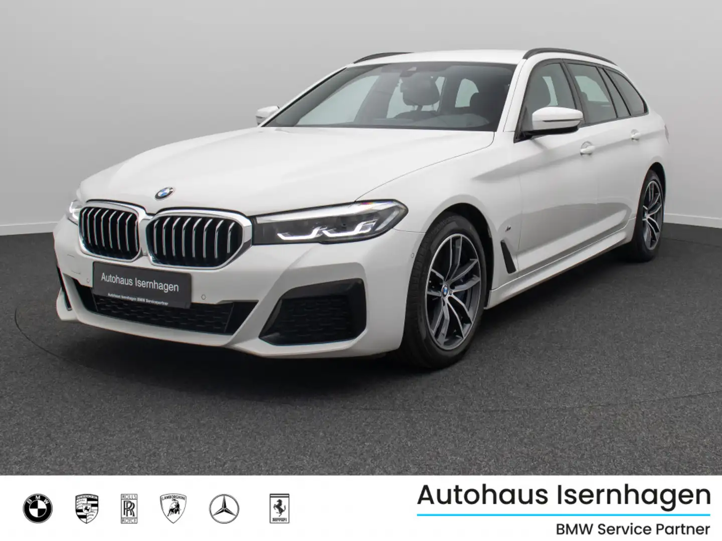 BMW 540 xD M Sport Alarm AHK Kamera DAB Parkassist White - 1