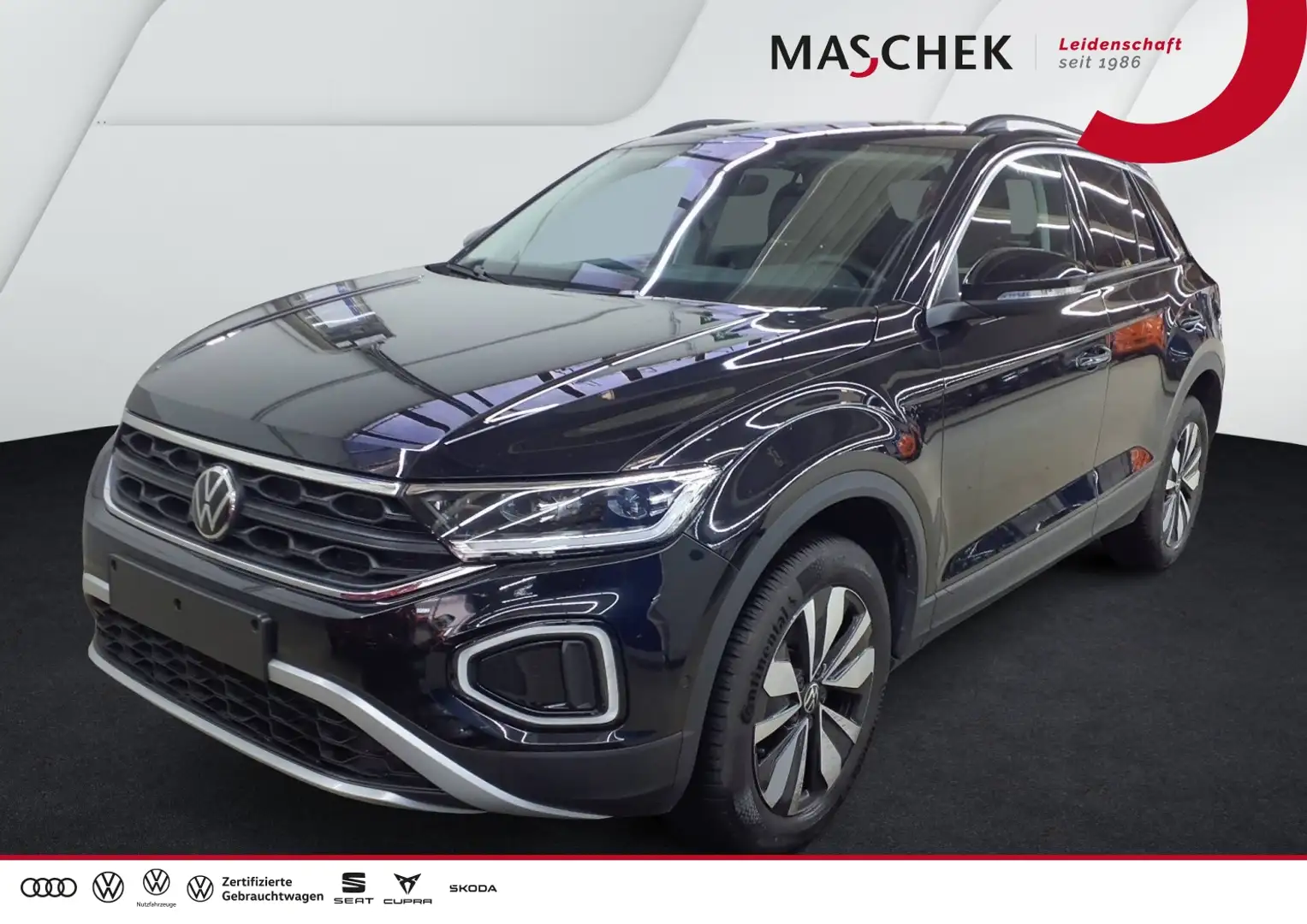 Volkswagen T-Roc Goal 2.0 TDI DSG AHK Navi Sitzh. Kamera GRA Schwarz - 1