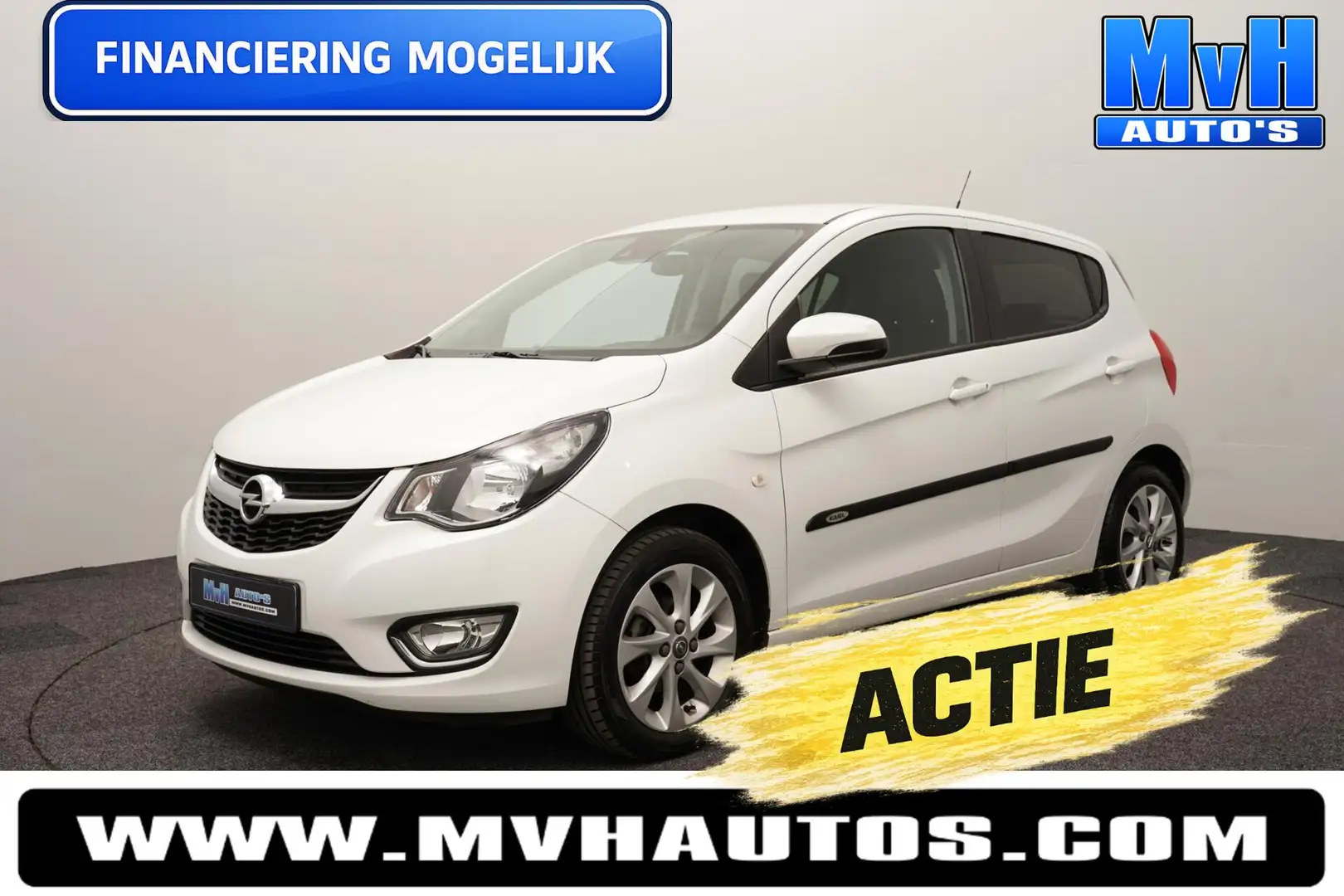 Opel Karl 1.0 ecoFLEX Cosmo|CRUISE|CLIMA|LEER|NAP|BLUETOOTH Wit - 1
