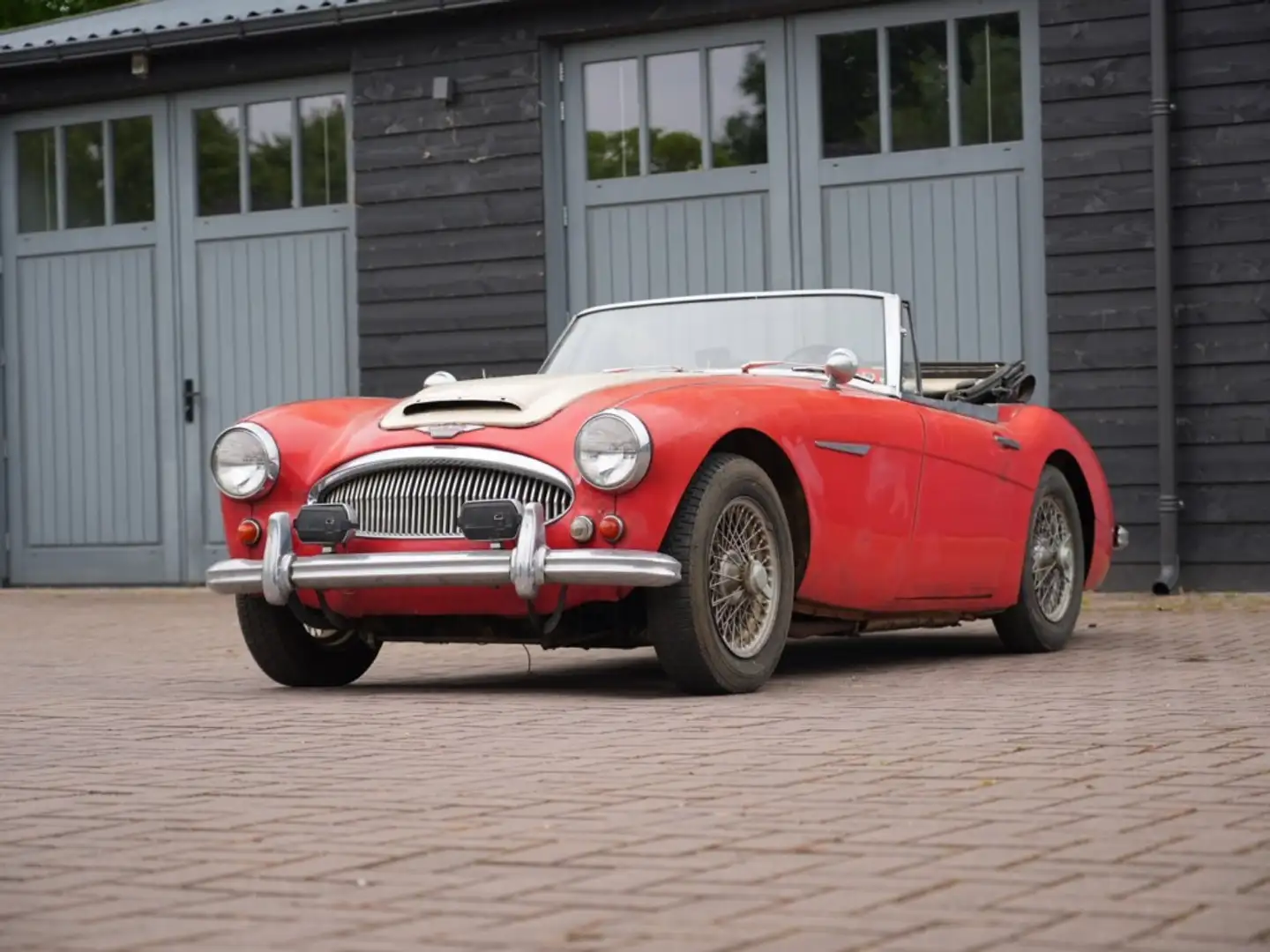 Austin-Healey 3000 BJ7 1963 JUST IN Rouge - 1