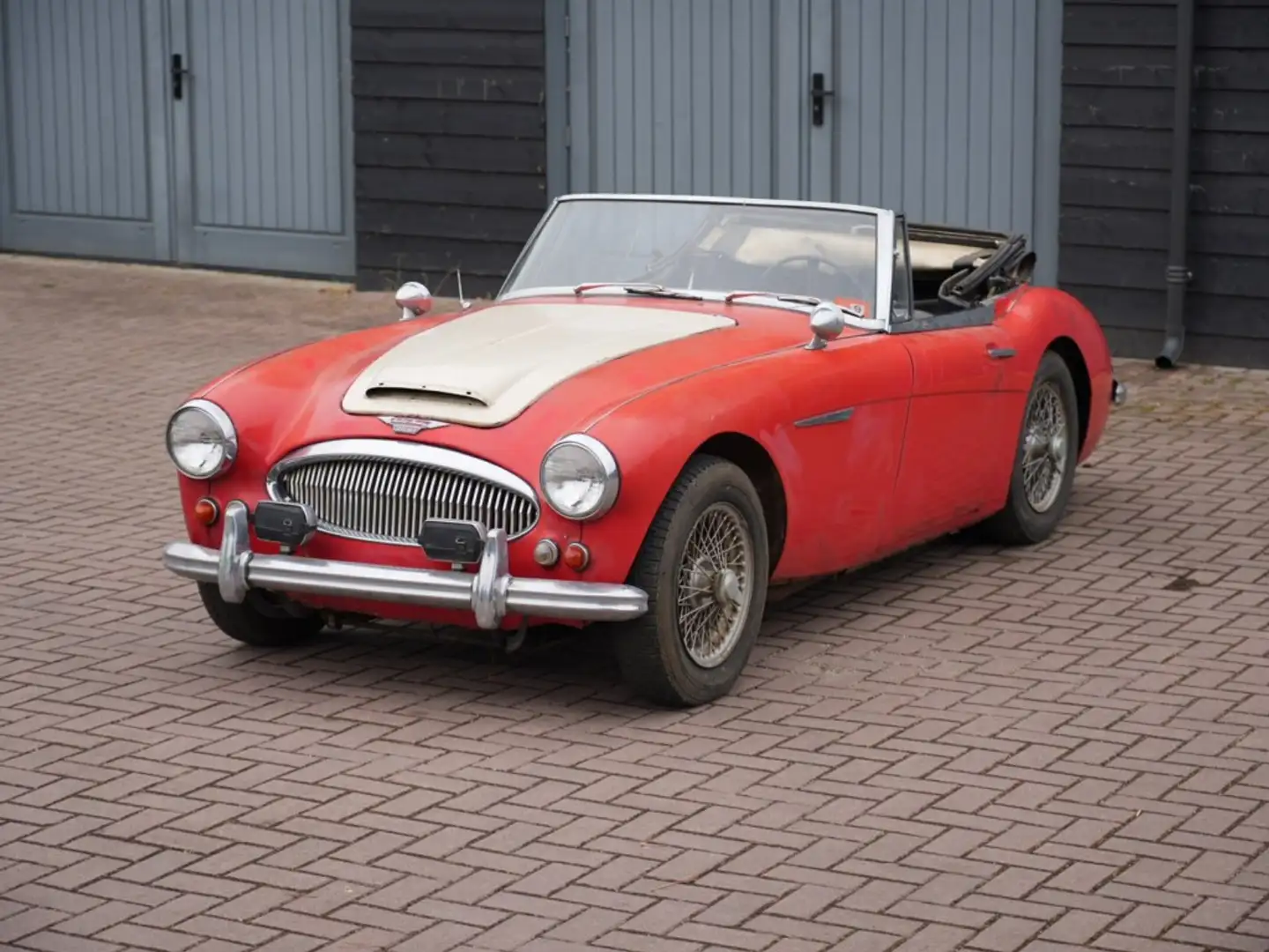 Austin-Healey 3000 BJ7 1963 JUST IN Rouge - 1