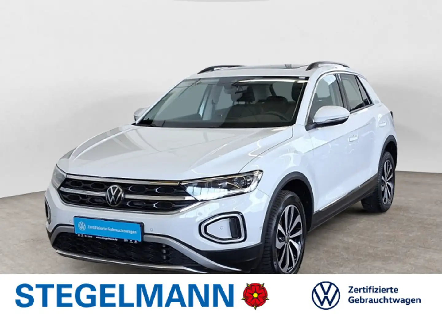 Volkswagen T-Roc 2.0 TDI Facelift Style *AHK*Pano*LED*Navi* Weiß - 1