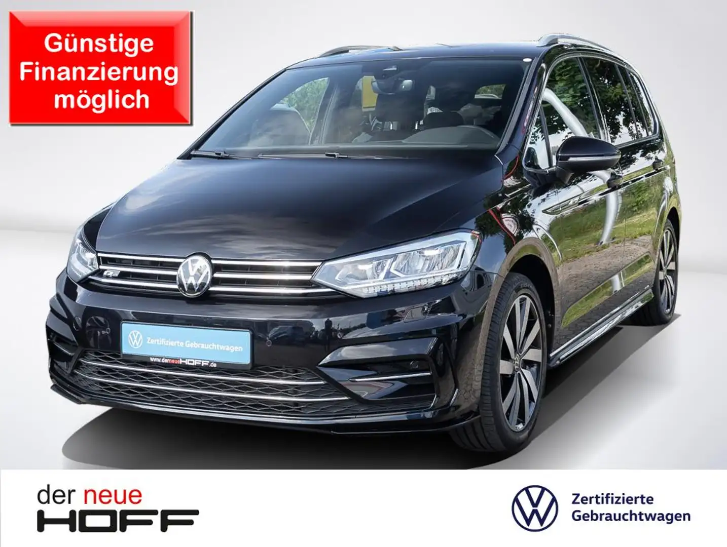 Volkswagen Touran 1.5 TSI DSG Highline R-Line 7Sitze Kamera Navi LED Schwarz - 1
